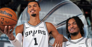 Stephon Castle and Victor Wembanyama